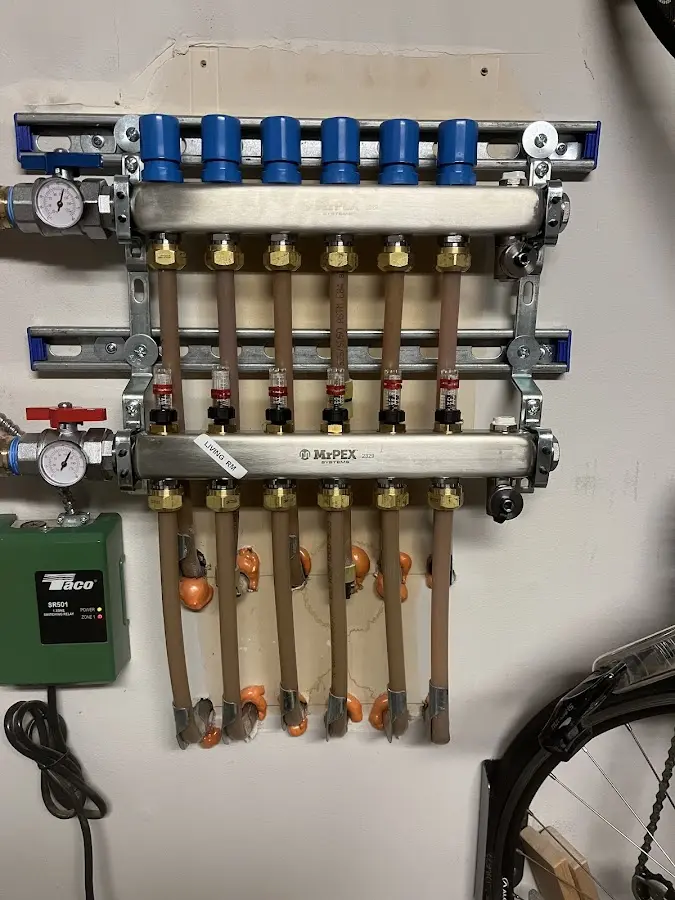 Plumber performing Gas Line Installation at a residential property in Puyallup